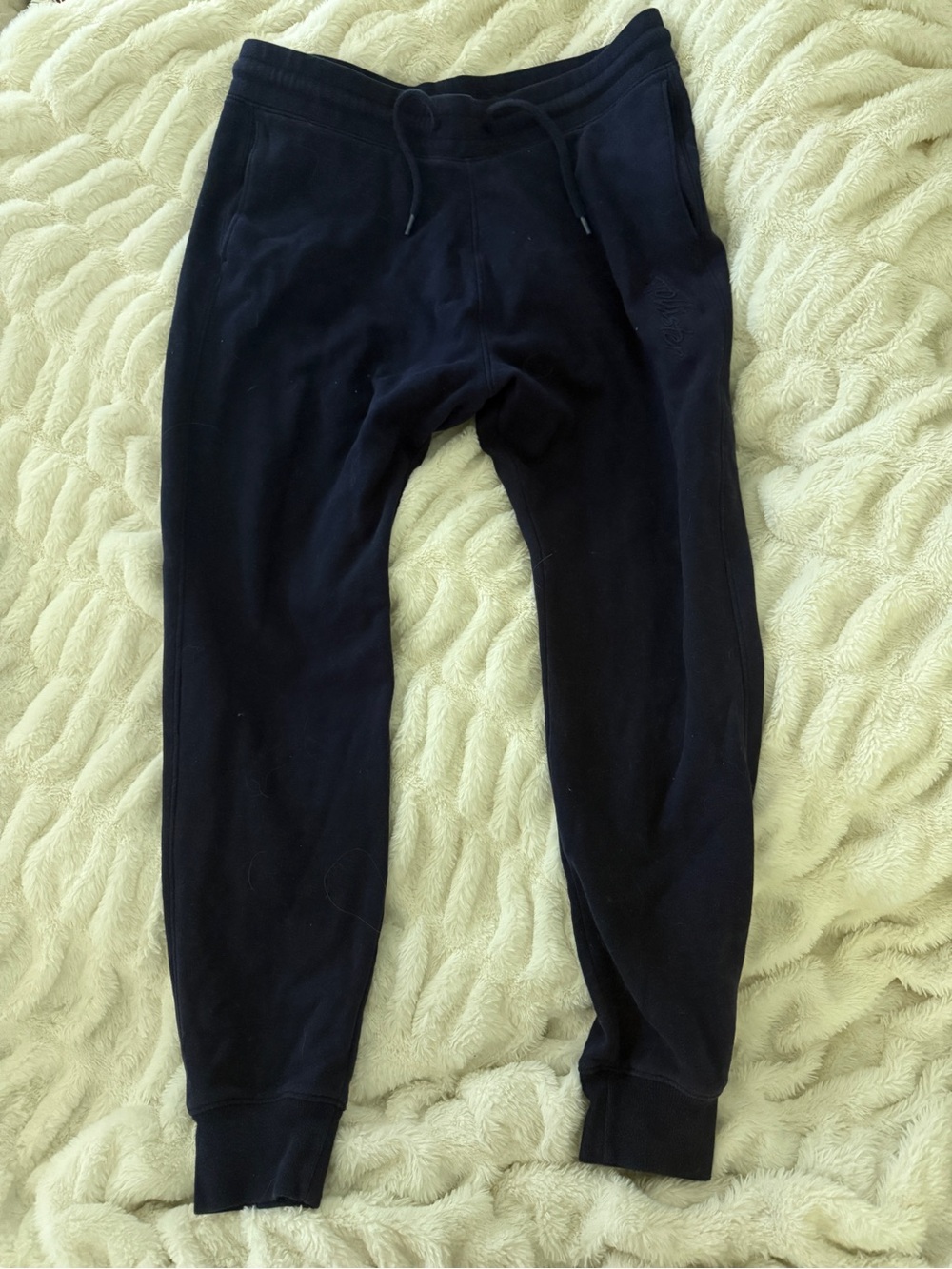 Men’s Hollister navy blue cuffed sweats
